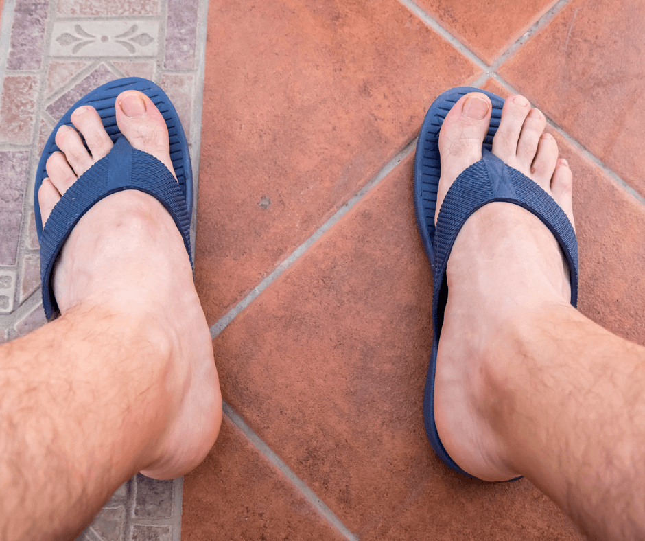 feet in sandals